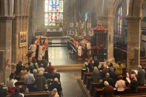 Priory People Return to Church